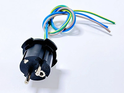 Europe CEE7/7 Schuko 3 Prong Power Cord 